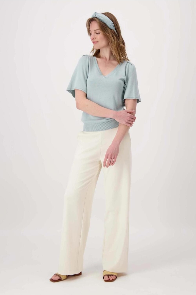 SCUBA STRETCH BROEK RECHT MODEL 0303 054 Off White